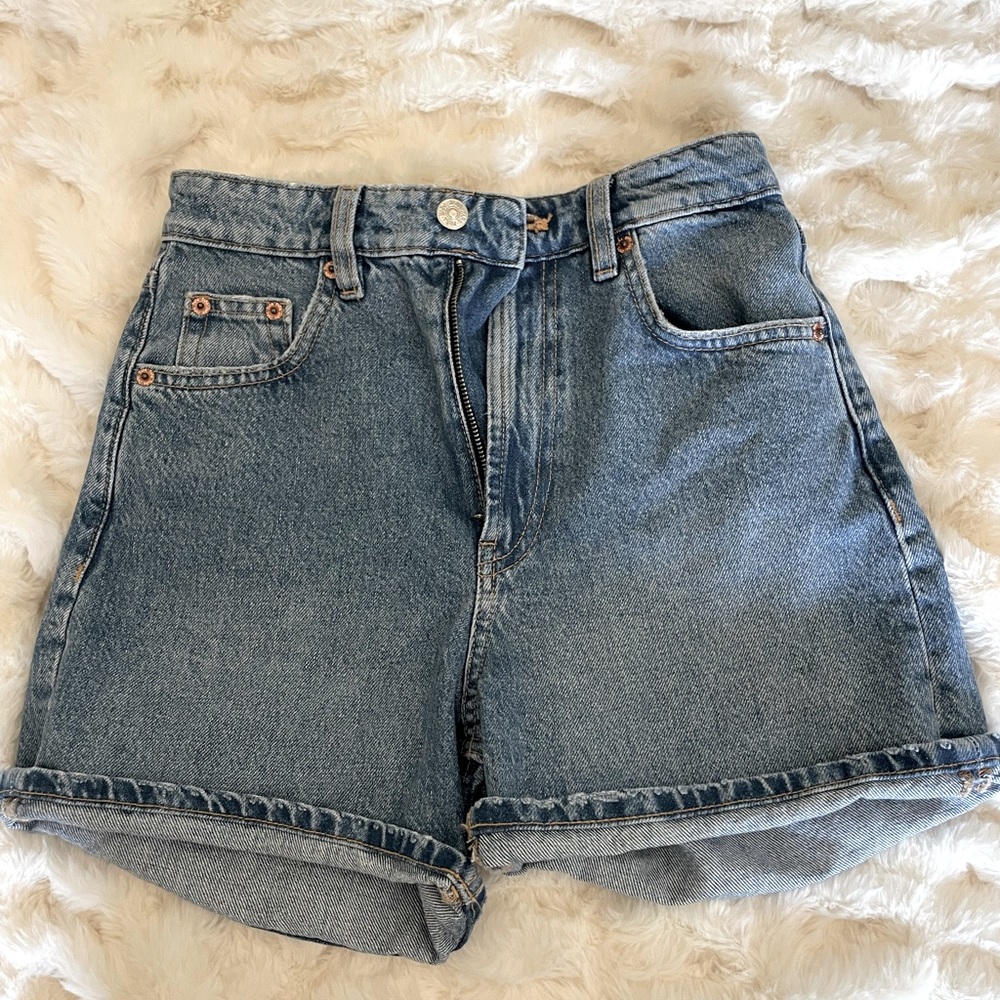 Zara Blue Jean Shorts